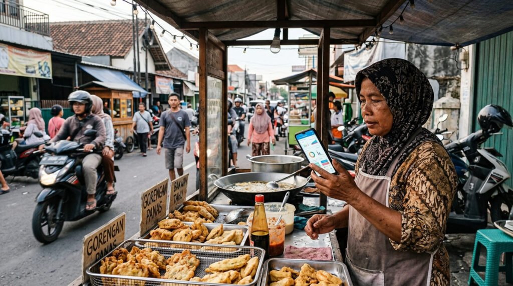 UMKM Indonesia Menggunakan AI di Toko Kecil