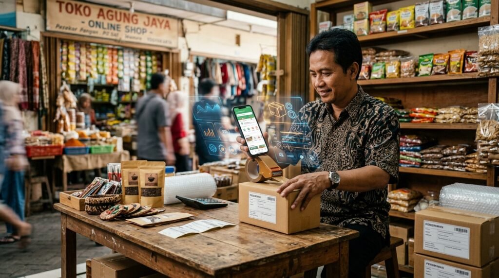Indonesian small business owner