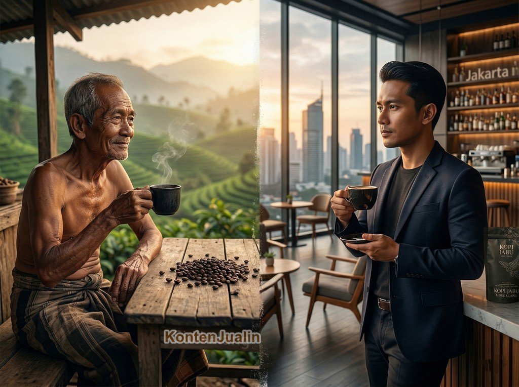 Perbandingan budaya minum kopi dari warung tradisional hingga kafe modern di kota.