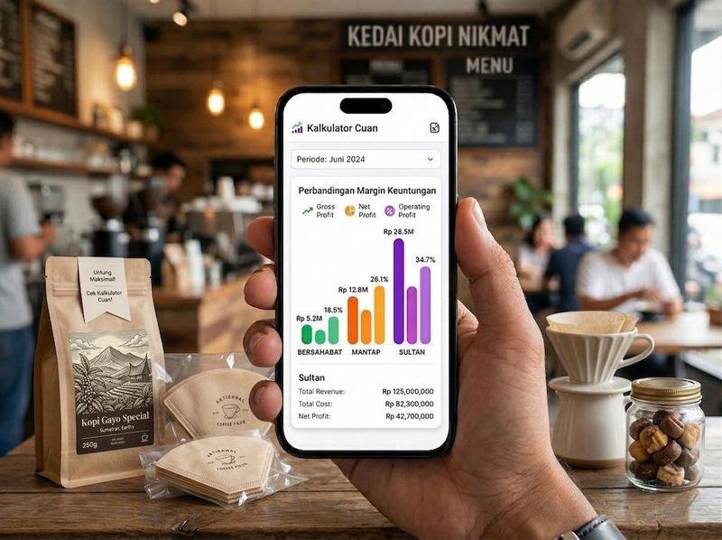 Rumus profesional cara menghitung harga jual agar tidak rugi terpotong biaya admin marketplace